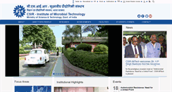 Desktop Screenshot of imtech.res.in