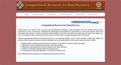 Desktop Screenshot of crdd.imtech.res.in