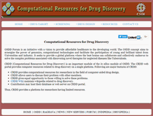Tablet Screenshot of crdd.imtech.res.in
